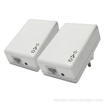 500Mbps Wall Mount Power Online Adapters, Home Plug Network via Power Line Directly